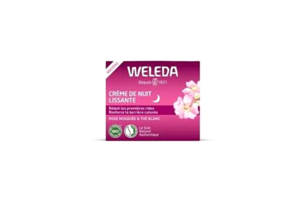 Weleda  Glättende Nachtpflege Wildrose & Weisser Tee Krem na noc 40 ml