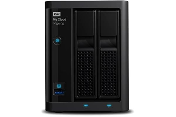 WD  4 TB My Cloud Pro PR2100 Professionele serie 2-bay netwerkaangesloten opslag - NAS - WDBBCL0040JBK-EESN