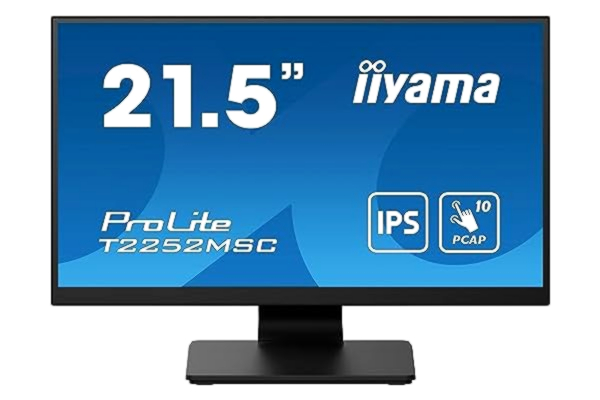 Iiyama 22" iiyama ProLite T2252MSC-B2 - 1920x1080 - IPS - Touchscreen