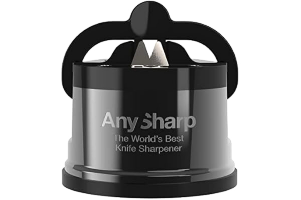 AnySharp  Pro Metal Knife Sharpener with Suction, Wolfram