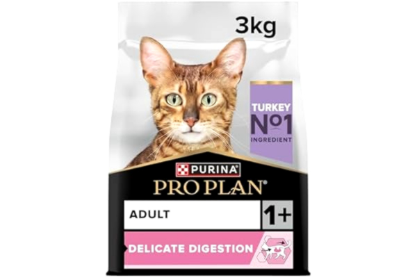 Purina ProPlan PRO PLAN delikat med OPTI RENAL - rik på kalkon - 3 kg - torrfoder för vuxna katter