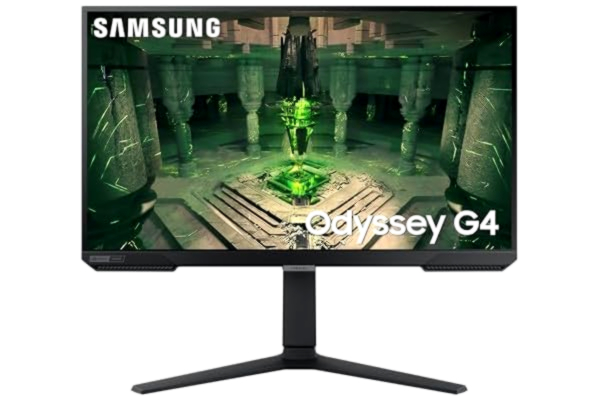 Samsung  Odyssey G4B spelskärm LS27BG400EU, 27 tum, IPS-panel, full HD-upplösning, AMD FreeSync Premium, G-Sync-kompatibel, 1 ms (G/G) svarstid, uppdateringsfrekvens 240 Hz, svart