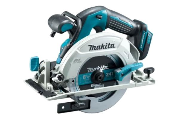 Makita  DHS680Z Sladdlös Cirkelsåg, 5000 Varv/Min, 18V, 57mm Skärkapacitet, Blå/Svart, Utan batteri