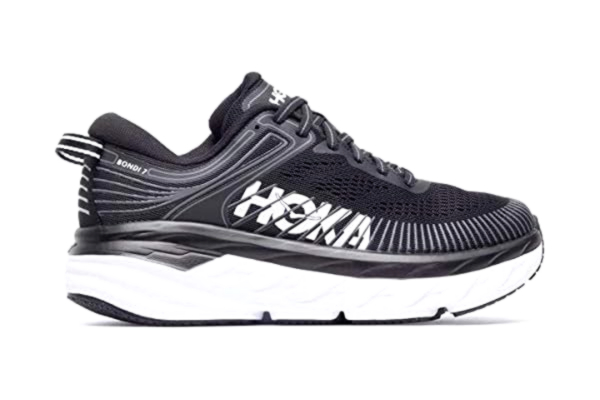 Hoka One One HOKA ONE ONE Bondi 7 hardloopschoenen voor dames, zwart/wit, 39 EU, zwart wit, 39 EU