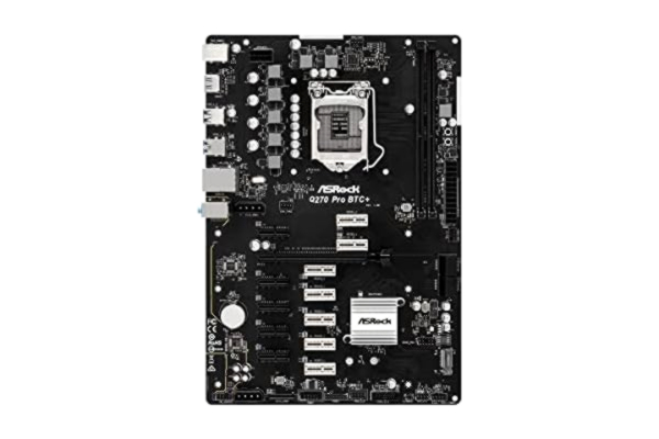 ASRock  Q270 Pro BTC+ Hovedkort - Intel Q270 - Intel LGA1151 socket - DDR4 RAM - ATX