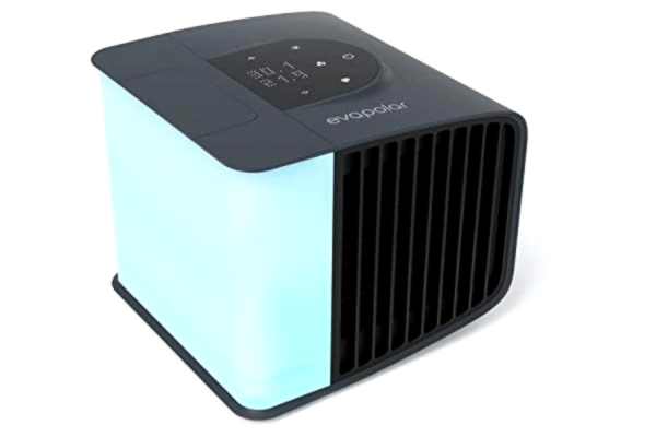 Evapolar  evaSMART Luftkylare och luftfuktare – bärbar kylfläkt med Smart App Control & Alexa-stöd – färgglad LED-bakgrundsbelysning – tyst drift och enkel användning