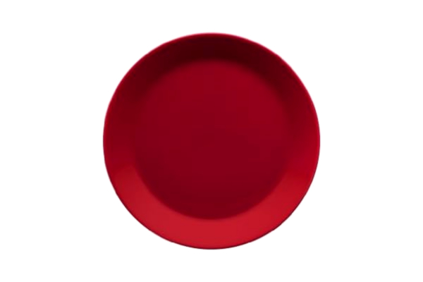 Iittala  1006009 Teema tallrik, röd, 21 cm