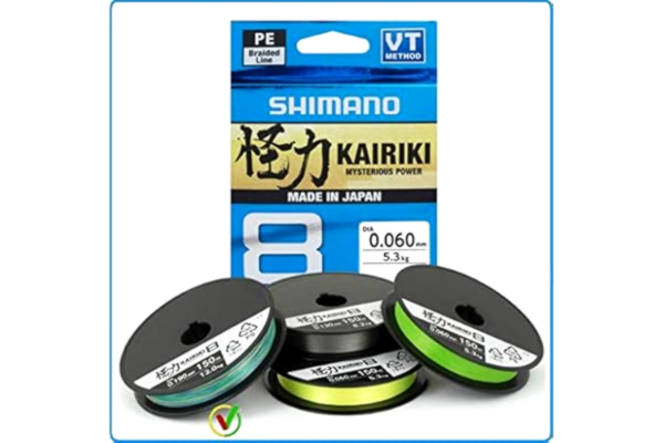Shimano  Kairiki 8, 300 Aper, 0.230 MM / 22.5 kg, yakarongedzwa fishing mutsara, 59wPla68r27