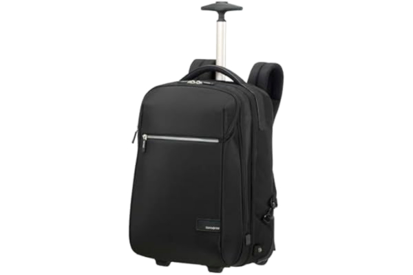 Samsonite  Litepoint - Laptopväska med Hjul 17.3" (48 cm) med Smarta Funktioner, Praktisk Inre Uppdelning, Business Trolley - 30L - Svart
