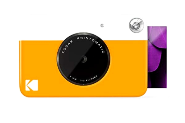 Kodak  Printomatic Digital Instant Print Camera - Full Color Prints On ZINK 2 x 3 Inch Sticky-Backed Photo Paper (Yellow) Print Memories Instantly