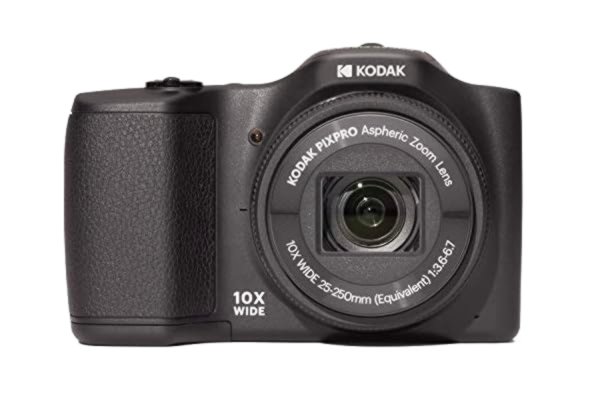 Kodak  FZ101 Pixpro Friendly Zoom compacte camera (16MP, 10-voudige opent zoom, 25 mm groothoek, 2,7 inch display, digitale beeldstabilisatie, 720p-HD-video), Single, zwart