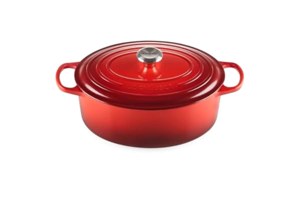 Le Creuset  LS2502-3167SS Gryta, Ø 31 cm, Körsbärsröd