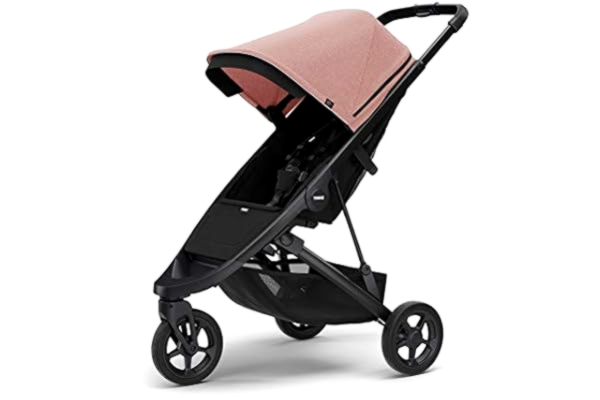 Thule  Vår, Unisex Vuxen Urban Barnvagn, Rosa (Pink), One Size