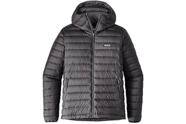 Patagonia  M’S Downer Veste Doudoune à Capuche pour Homme S Forge Gris