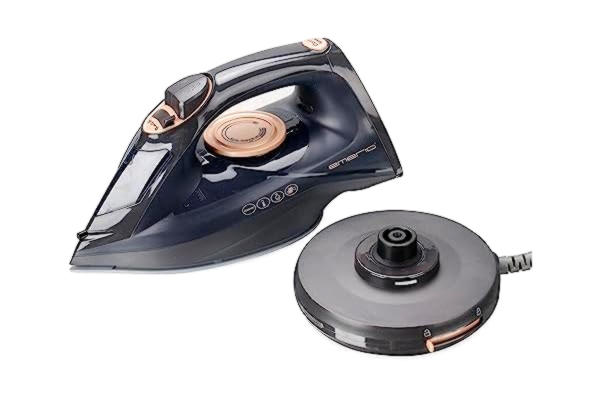 Emerio Johdoton silitysrauta, jossa sileä keraaminen pohja