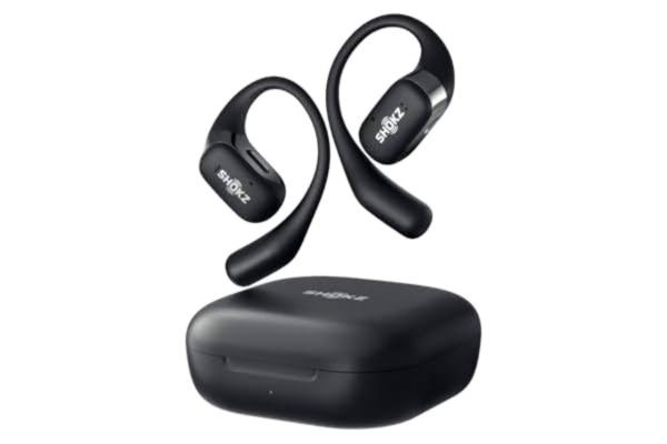 Shokz  OpenFit Écouteurs Sans Fil Crochets hörlurar Appels/musik/sport/Au quotidien Bluetooth Noir