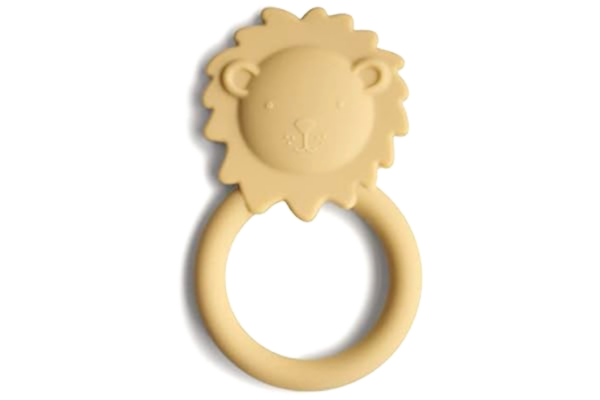 Mushie  - Bijtring Leeuw - Geel