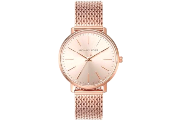 Michael Kors  Pyper Watch for Women, Quartz three hand movement with Stainless steel or Alloy strap