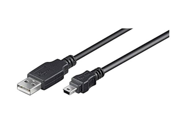 Goobay Wentronic 5-polig USB-kabel (A-kontakt till B-minikontakt) 3 m
