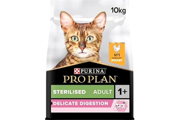 Purina ProPlan Purina Pro Plan Sterilised Adult 1+ Delicate Digestion 12434319 Kattmat, 10 kg