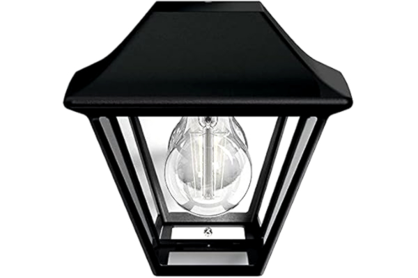 Philips  Alpenglow Vägglykta för Utomhusbruk - Svart, 1x42W, 230V, 2700 Kelvin, 25 000 timmar, Ej Dimbar, Ljuskälla medföljer ej