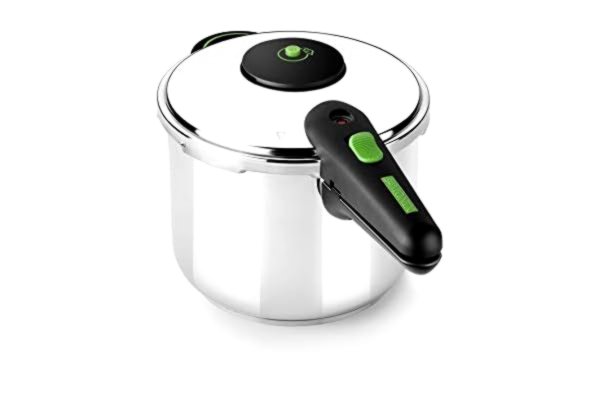 Monix  Presto 6 Litre Stainless Steel Pressure Cooker suitable for all types of cookers, including induction.