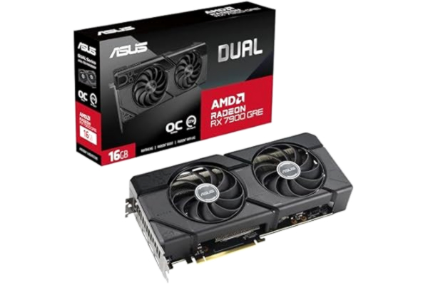 Asus ASUS Radeon RX 7900 GRE DUAL OC - 16GB GDDR6 RAM - Näytönohjaimet