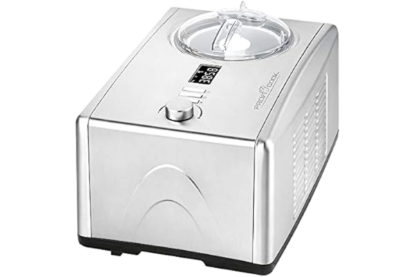 ProfiCook  PC-ICM 1091 N - Frossen yoghurt/is/sorbetmaskine - 1.5 liter - 150 W - rustfrit stål/sort