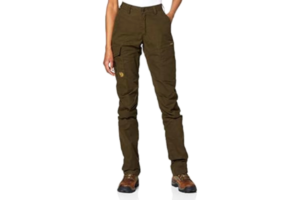 Fjällräven FJÄLLRÄVEN Dam Karla Pro Trousers böjd W sport, Dark Olive, 36