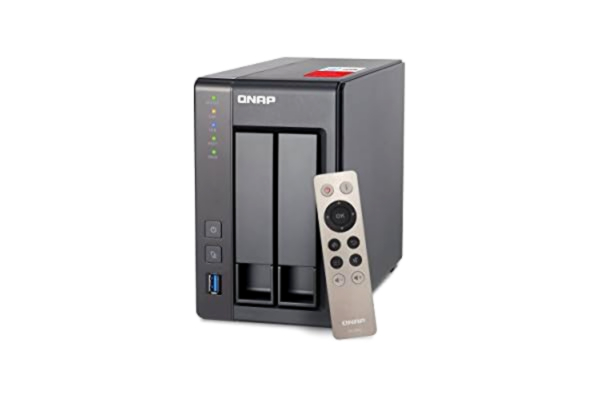 QNAP  TS-251+-2G 16TB 2 Bay rozwiązanie NAS, zainstalowane z 2 x 8TB Seagate IronWolf Drives (zgodność z normą GDPR)