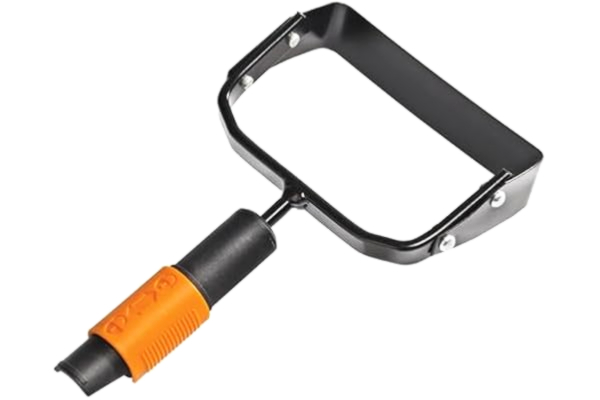 Fiskars  rensjärn stigbygel, verktygshuvud, längd: 25 cm, bredd: 15,5 cm, stålblad, svart/orange, QuikFit, 1000738