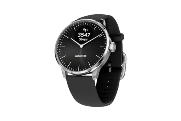 Withings  ScanWatch-lampa – smart hybridklocka, pulsmätning, fitnessmätare, cykelspårare, sömnövervakning