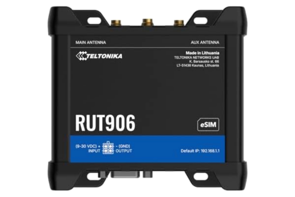 Teltonika  RUT906 - wireless router - WWAN - Wi-Fi - 3G 4G 2G - DIN rail mountable - Wireless router N Standard - 802.11n