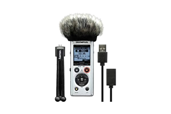 Olympus  LS-P1 Podcaster Kit Digital Diktafon Optagetid (max.) 123 h Sølv
