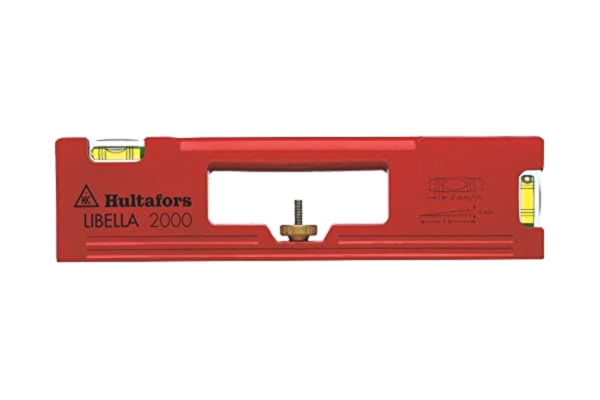 Hultafors  407001 Spirit Level Vattenpass Libella 2000" av aluminium, Röd