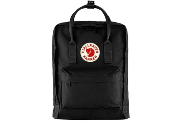 Fjällräven  Unisex Ryggsäck, Kånken, Svart, 16 l