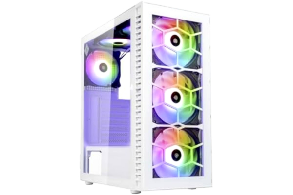 Kolink  Observatory HF Glass ARGB Midi-Tower - weiß