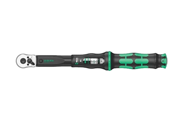 Wera  Click Torque B 1 Adjustable Torque Wrench, 3/8" Square Drive, 10-50 Nm, 05075610001