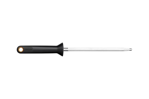 Fiskars  Sharpening Steel, For Sharp Knives and Scissors, Length: 20 cm, Functional Form, 1014226