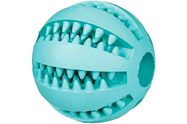 Trixie TRIXIE Denta Fun Ball 4047974032596 Snackboll Leksak för Katter och Hundar, Grön, Ø 5 cm