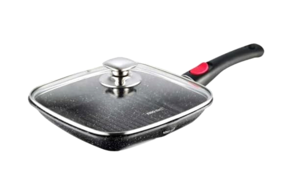 KING Hoff GRILLOWA PATELNIA GRANITOWA 28cm KINGHOFF KH-1511 ODPINANY UCHWYT