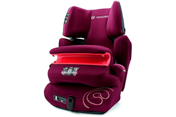 Concord  Transformer Pro, Silla de coche grupo 1/2/3 Isofix, rojo (Bordeaux Red)