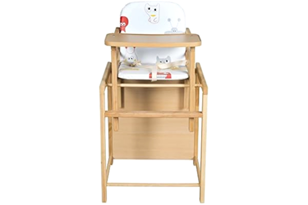 Schardt  Chaise Haute Extra, Huilé Naturellement, Plastique Monster Naturel