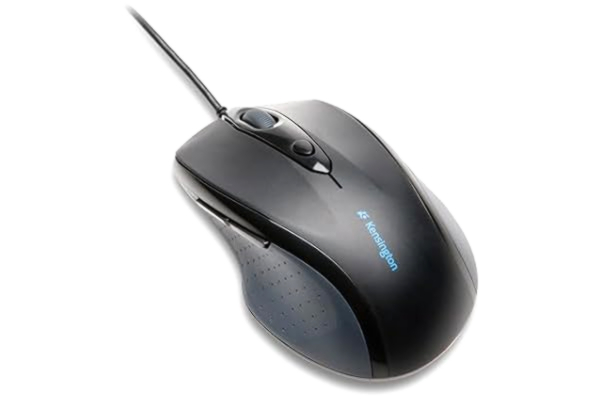 Kensington  Pro Fit® Trådbunden Mus, Fullstor, Svart, K72369EU