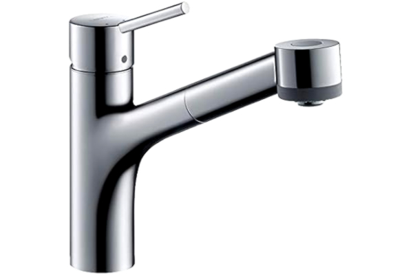 Hansgrohe hansgrohe Talis S kitchen tap with pull out spray, 150° swivel spout, 2 spray patterns and lockable shower spray, chrome 32841000