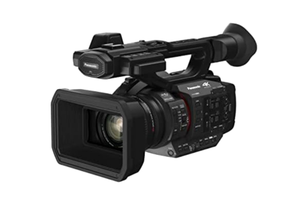 Panasonic  X2 I Semi-Pro 4K Videokamera (60p, 20x Optisk Zoom, 24,5 mm, Stabiliserad, V-log, Tidskod, Lutningssökare, Intern 4:2:2, 10 Bit, Live Streaming FHD) Svart - Fransk Version