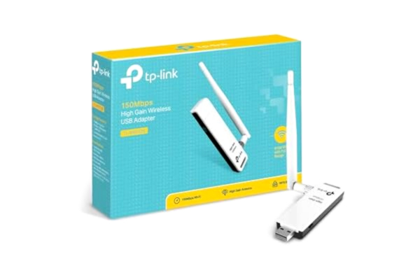 TP-Link  TL-WN722N 150 Mbps trådlös USB-adapter med hög förstärkning