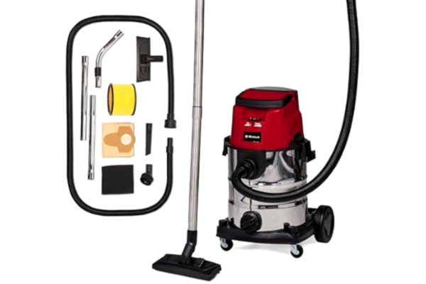 Einhell  sladdlös grovdammsugare TE-VC 36/25 Li S-Solo Power X-Change (Li-Ion, 2x 18 V, 2 sugsteg, rostfritt stål, 25 L, inkl. filter + munstycken, 2,5 m slang, utan batteri och utan laddare)