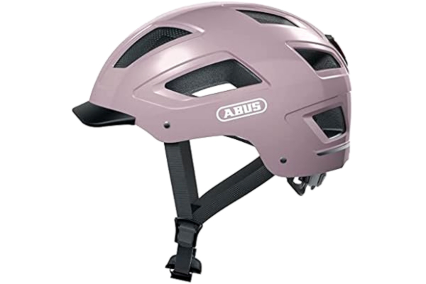 Abus ABUS Hyban 2.0 Casque de Ville - Casque de Vélo robuste pour Usage Quotidien, Coque rigide en ABS - Unisexe - Lila, Taille M