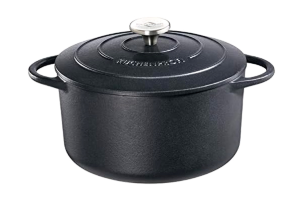 Küchenprofi  Provence 401001026 Round Casserole Dish 26 cm Black